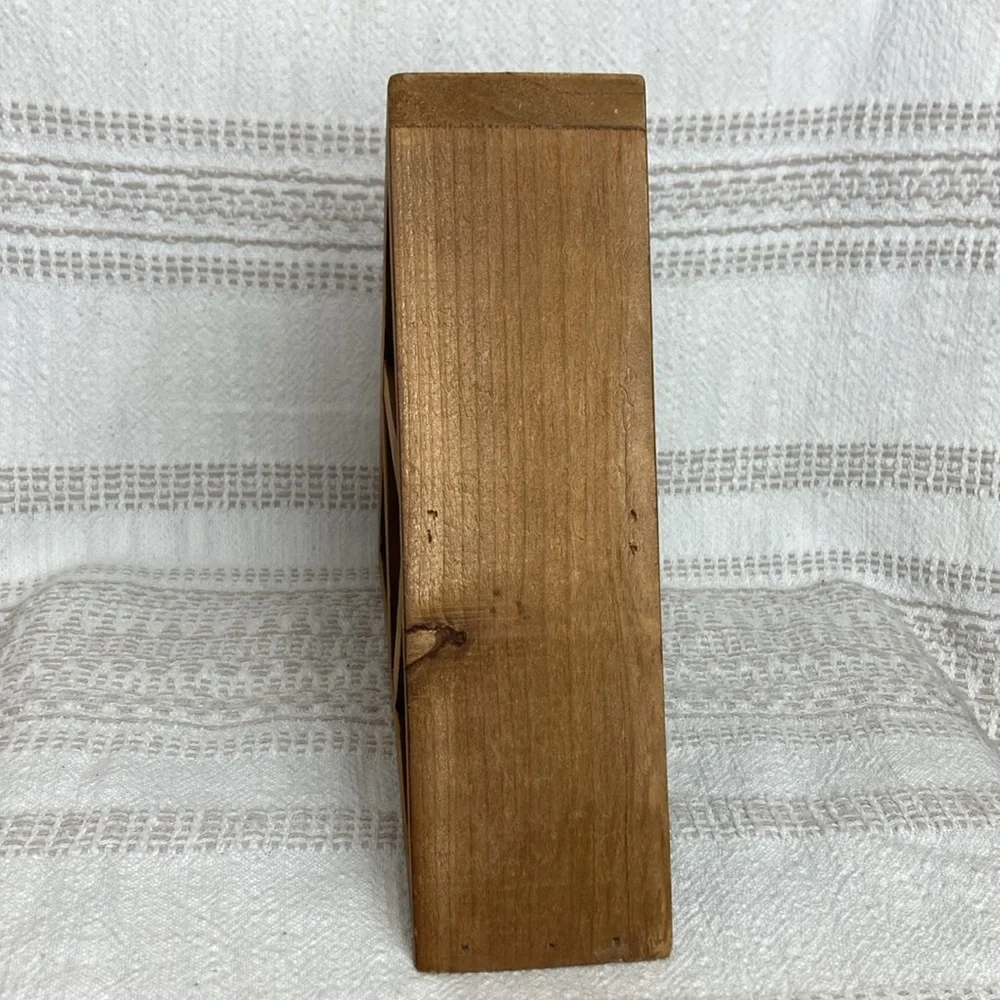 Wooden Triangle Shelf